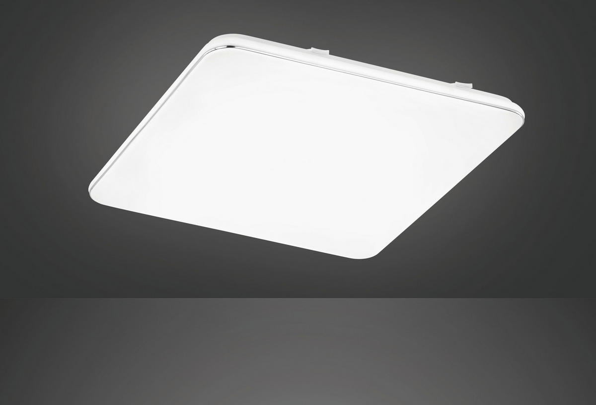 LED-DECKENLEUCHTE 49 W     - Weiss, Design, Kunststoff (53/5/53cm) - Fischer & Honsel