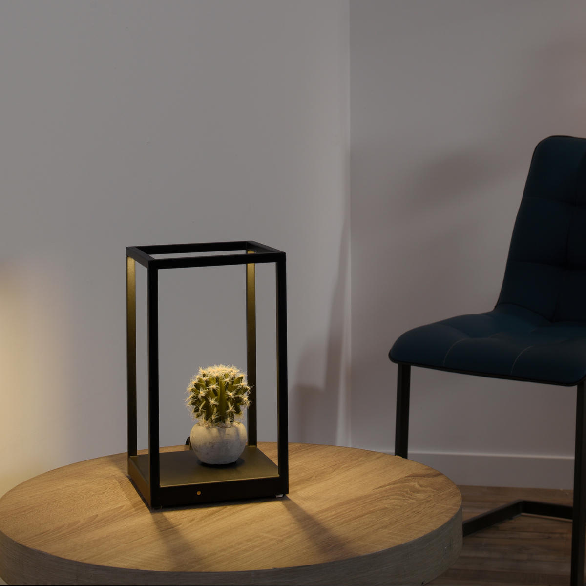 LED SVJETILJKA STOLNA Contura  - crna, Lifestyle, metal/plastika (15/15/26,6cm)