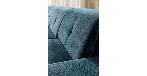 WOHNLANDSCHAFT  in Chenille Dunkelblau  - Dunkelblau/Grau, KONVENTIONELL, Kunststoff/Textil (188/340/240cm) - Carryhome