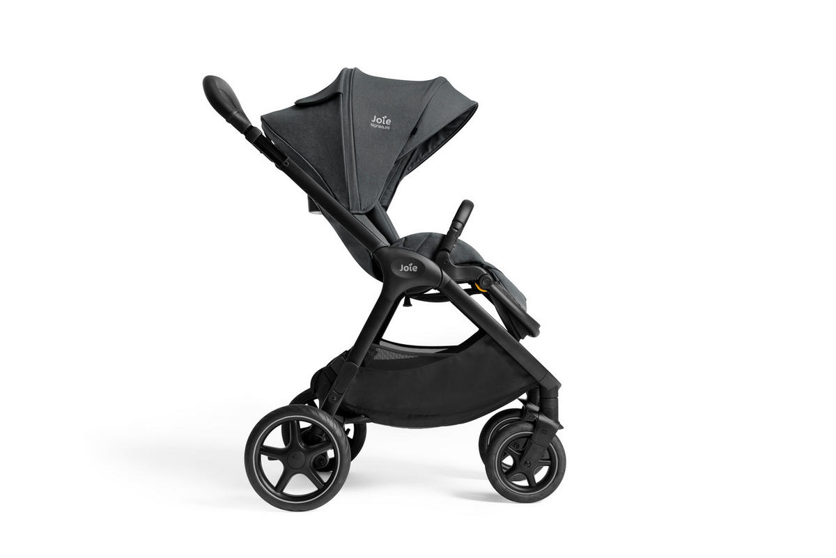 KOMBIKINDERWAGEN  Finiti 2in1  Ebony  - Dunkelgrau/Schwarz, Basics, Textil/Metall (60/109/87cm) - JOIE SIGNATURE