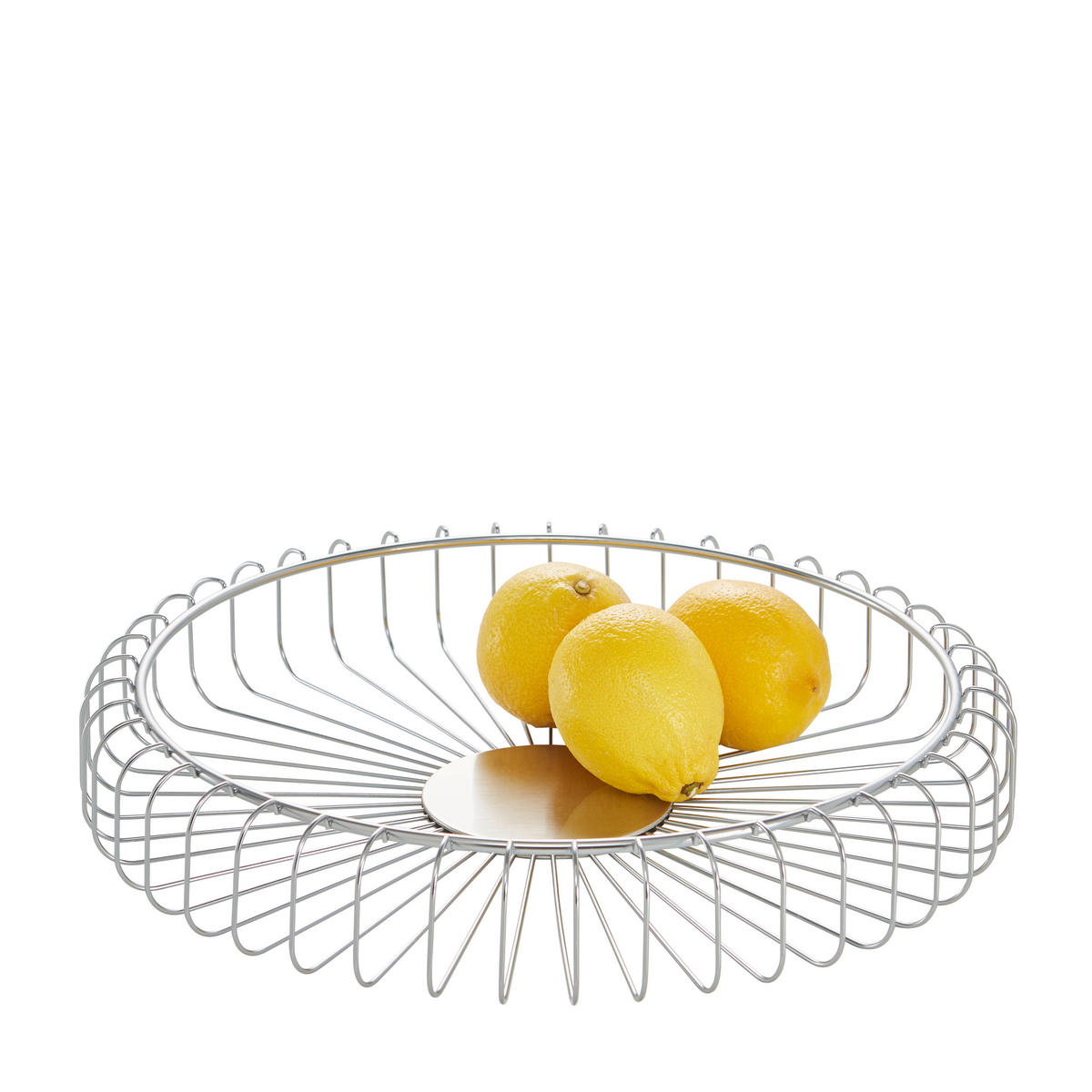 OBSTKORB ESTRA  - Silberfarben, Basics, Metall (37/6cm) - Blomus
