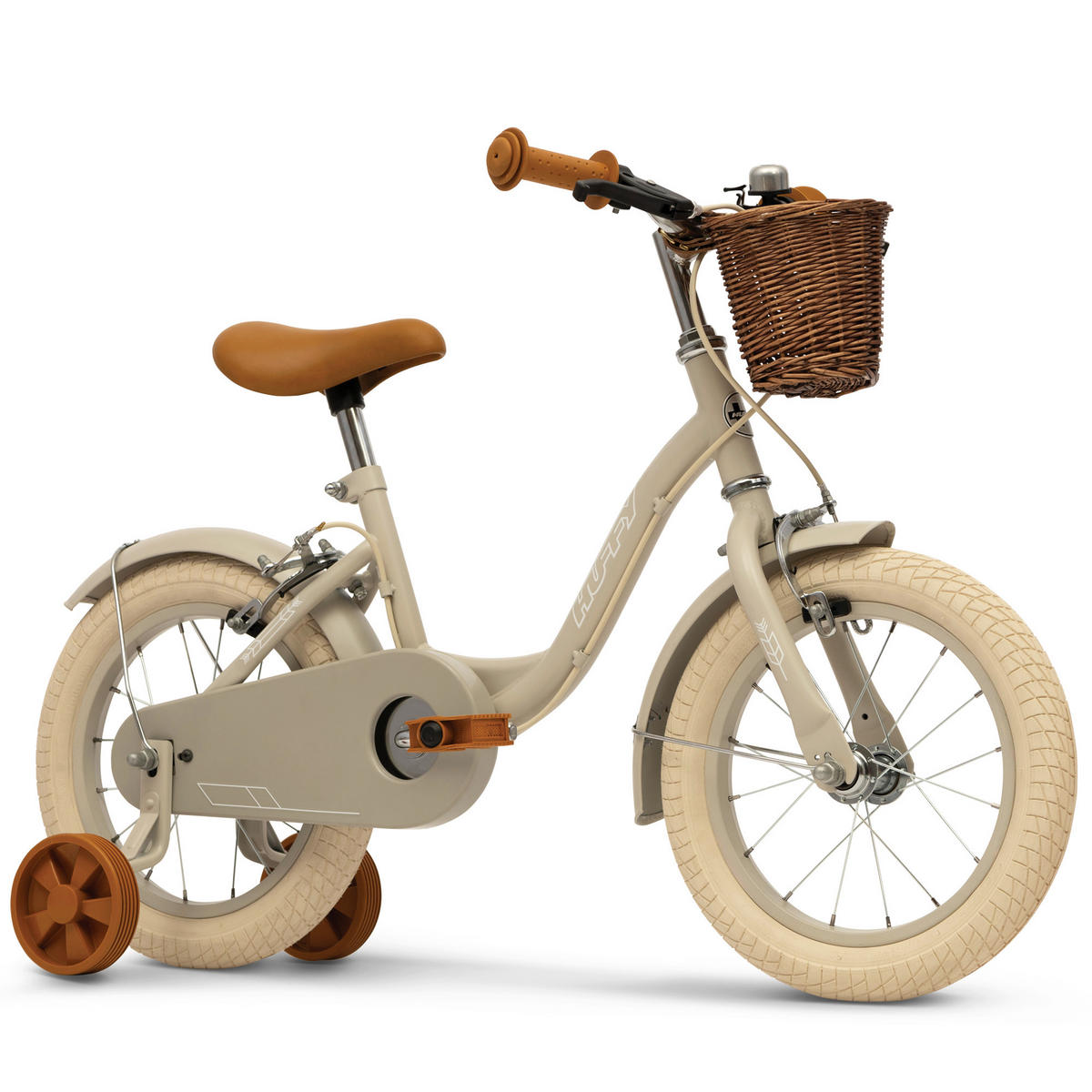 KINDERFAHRRAD 14 Zoll  - Hellgrau, Basics, Metall (46,5/68/91cm)