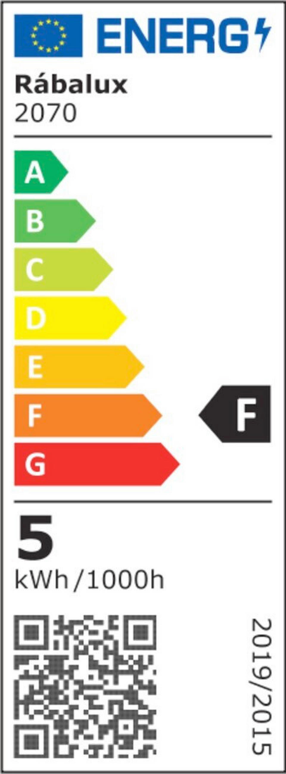 LED SIJALICA - bela, Osnovno, metal/plastika (4.6/8cm)