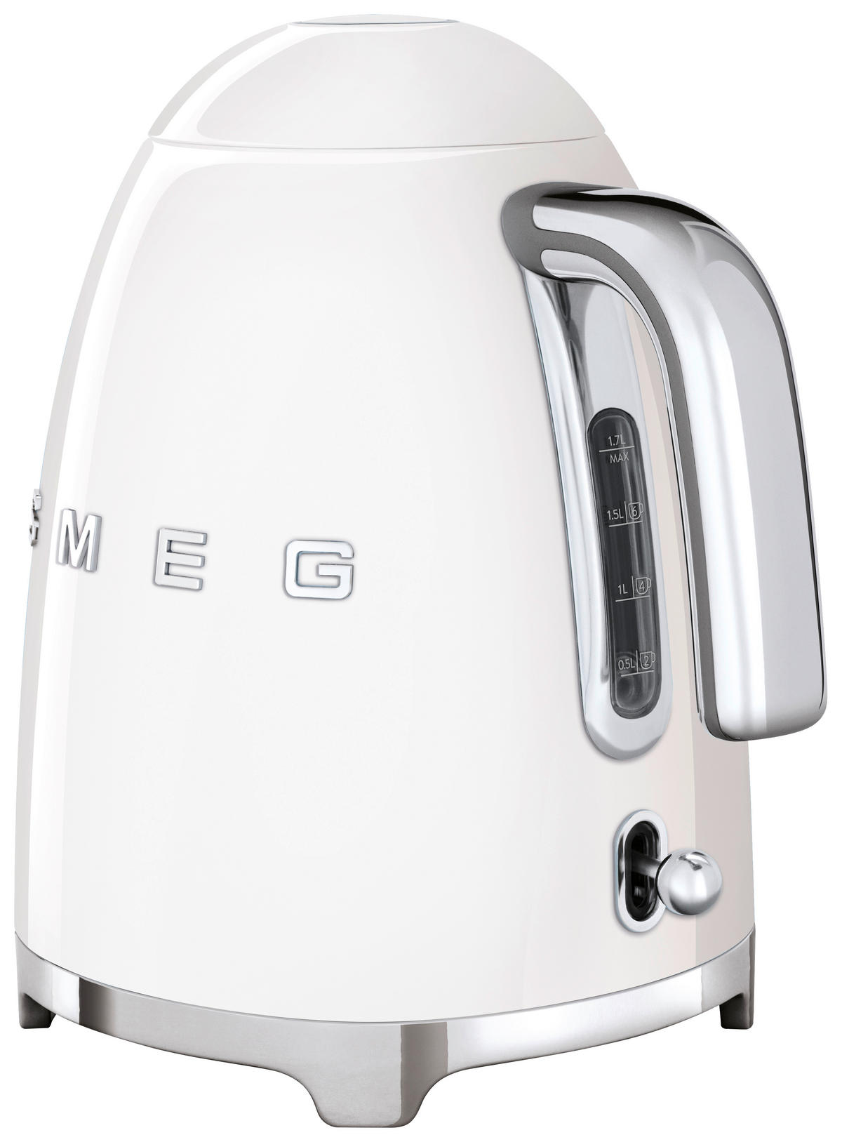 WASSERKOCHER 1.7 l  - Weiss, Basics, Metall (22,6/24,8/17,1cm) - SMEG