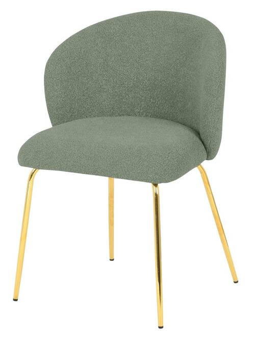 STOLICA  zelena  drvo, metal, tekstil      - zelena/crna, Moderno, drvo/metal (56/78/58cm) - Mömax