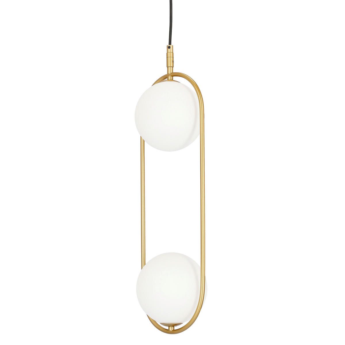 HÄNGELEUCHTE 18,5/15/140 cm   - Messingfarben, Design, Metall (18,5/15/140cm)
