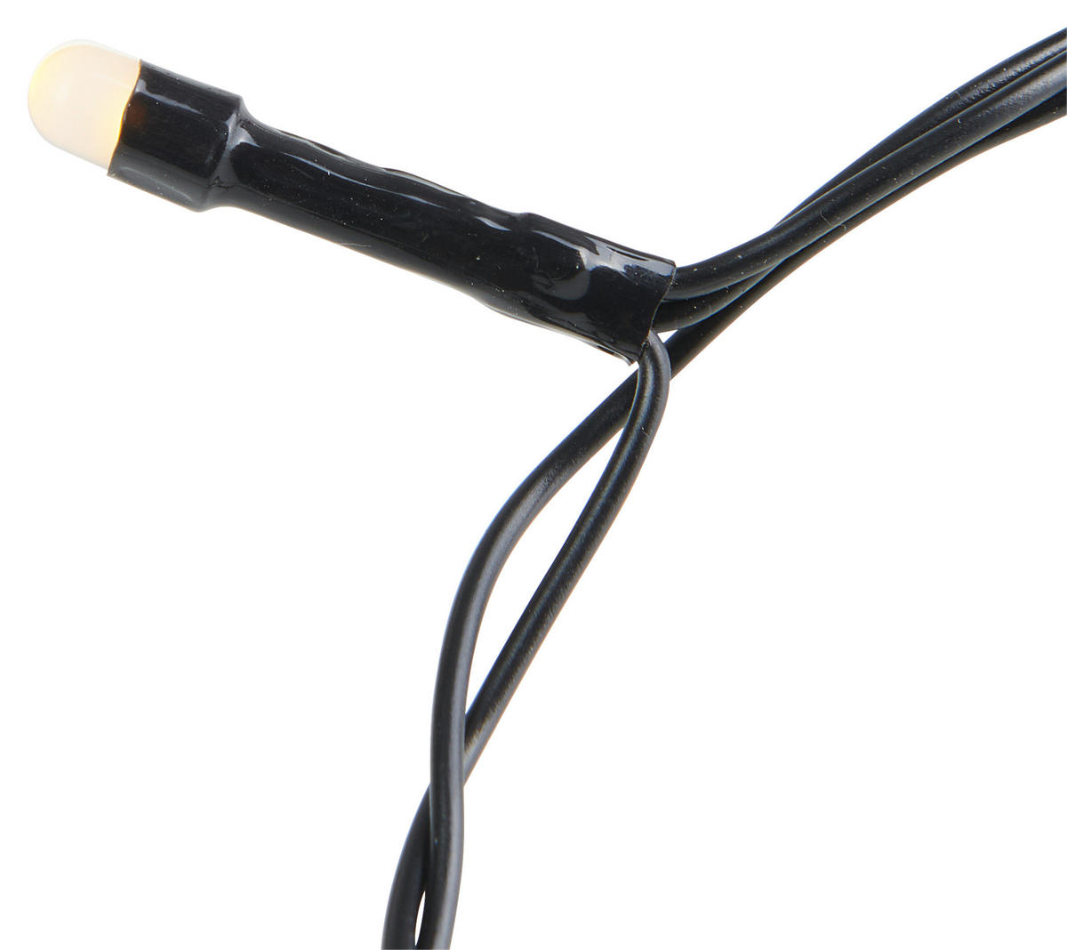 LICHTERKETTE 1240 cm  - Schwarz, KONVENTIONELL, Kunststoff (1240cm)