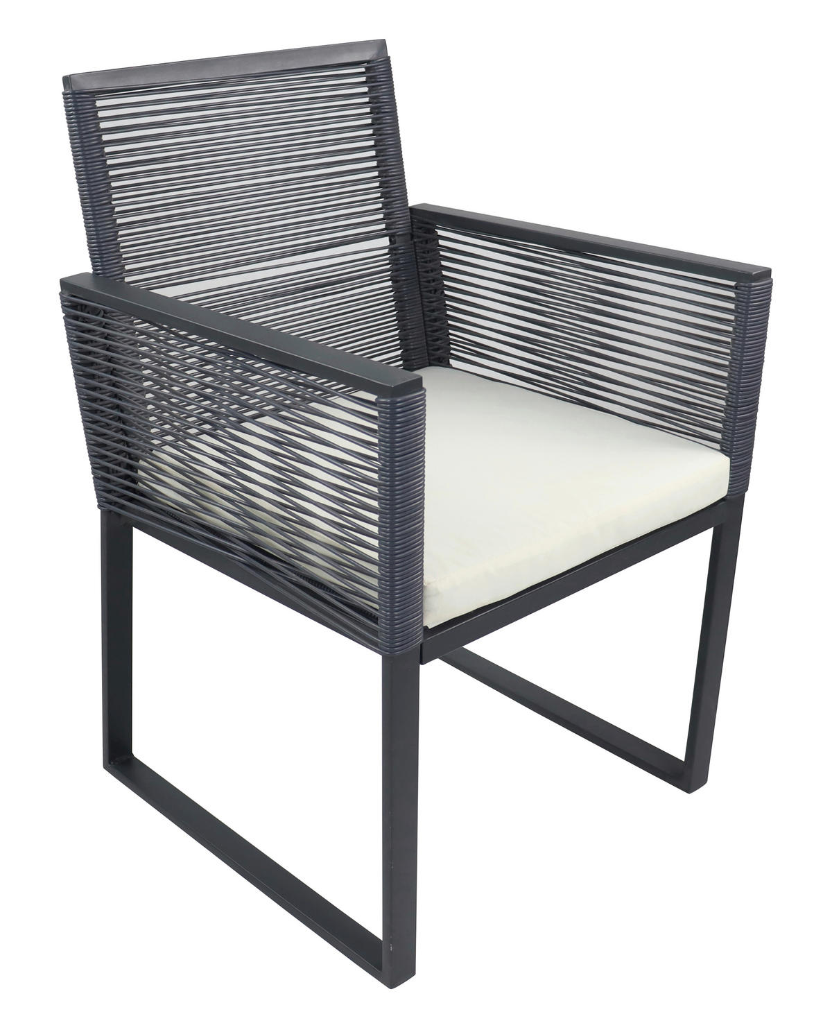 GARTENSET  - Schwarz, MODERN, Glas/Kunststoff - MID.YOU