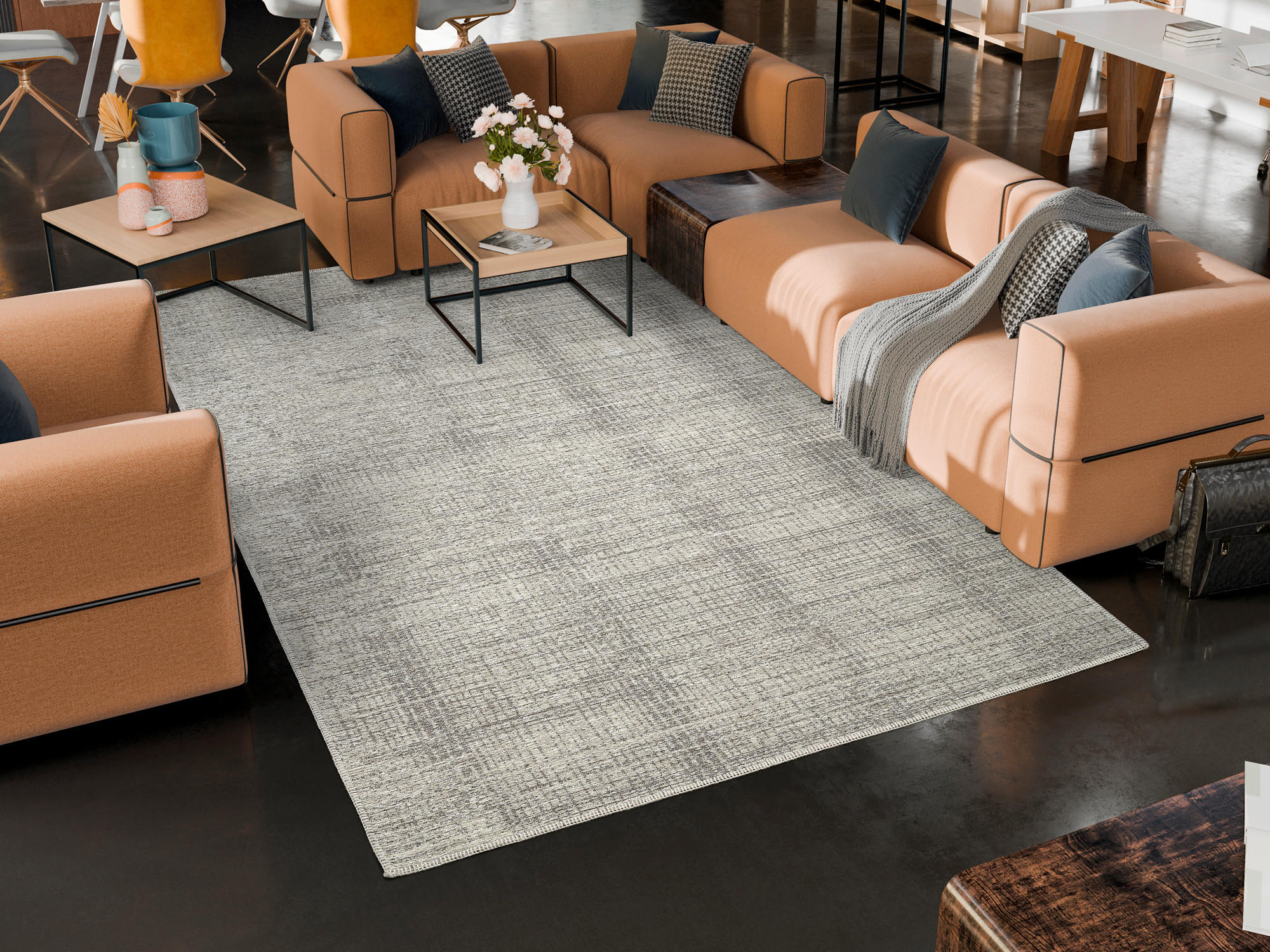 FLACHWEBETEPPICH 246/300 cm PLAINS Creme, Beige  - Beige/Creme, Design, Textil (246/300cm) - Musterring