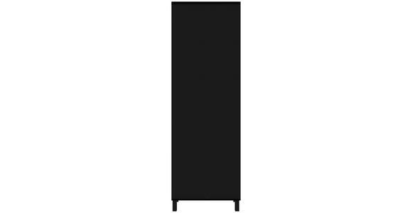 VITRINE in Schwarz - Schwarz, KONVENTIONELL, Glas/Holzwerkstoff (62/189/33cm) - Carryhome