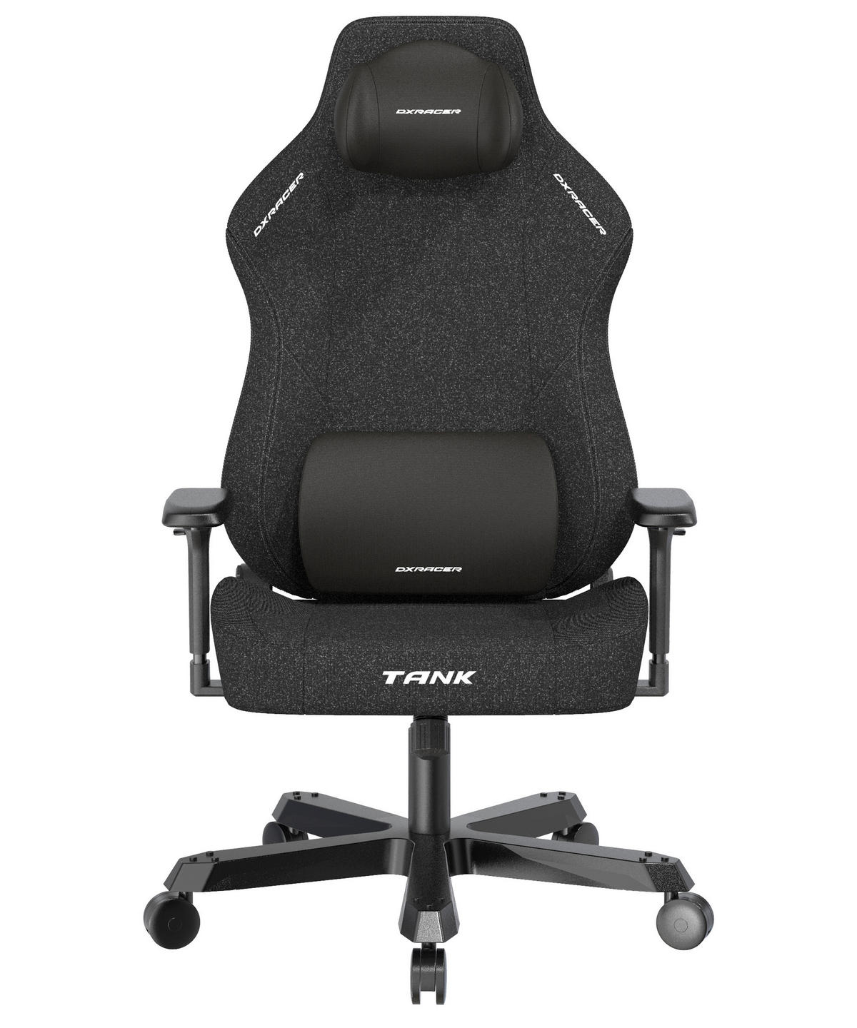 GAMINGSTUHL Schwarz Metall, Textil   - Schwarz, KONVENTIONELL, Textil/Metall (66/1440/60cm) - Dxracer