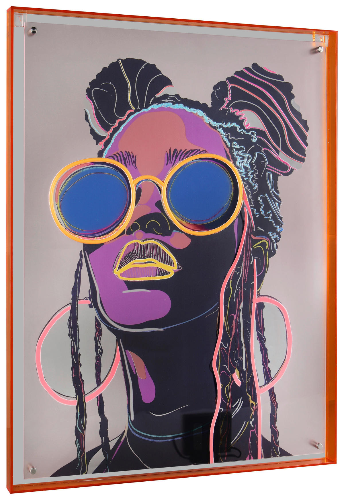 ACRYLGLASBILD 65/85,4/1,5 cm  - Multicolor/Braun, Design, Kunststoff (65/85,4/1,5cm)