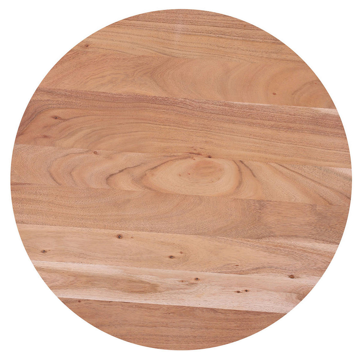 BEISTELLTISCH 70/70/45 cm Akazie massiv Akaziefarben rund  - Akaziefarben, LIFESTYLE, Holz (70/70/45cm) - Landscape