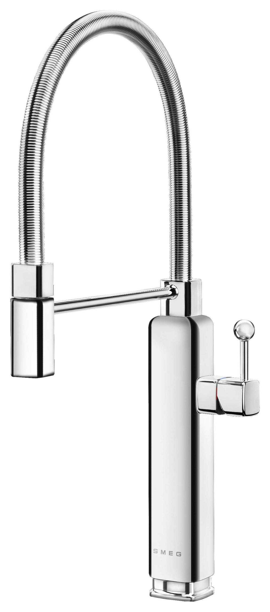 KÜCHENARMATUR - Chromfarben, Basics, Metall (9,4/48,2/26,8cm) - SMEG