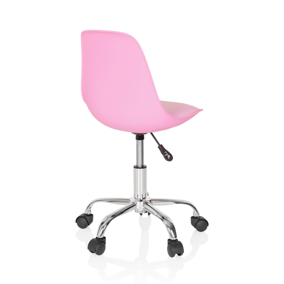 OTOČNÁ ŽIDLE PRO MLÁDEŽ, pink - pink, Basics, textil/plast (40/72-82/44cm) - MID.YOU