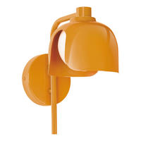 WANDLEUCHTE 13,5/21/24,5 cm   - Orange, Basics, Glas/Metall (13,5/21/24,5cm) - Osram