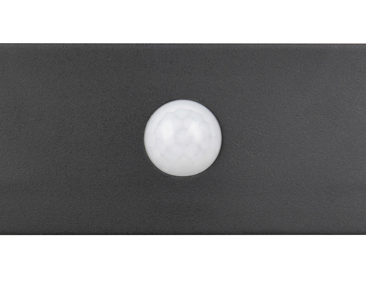 AUSSENWANDLEUCHTE - Schwarz, Design, Kunststoff (21,5/6/15,5cm)