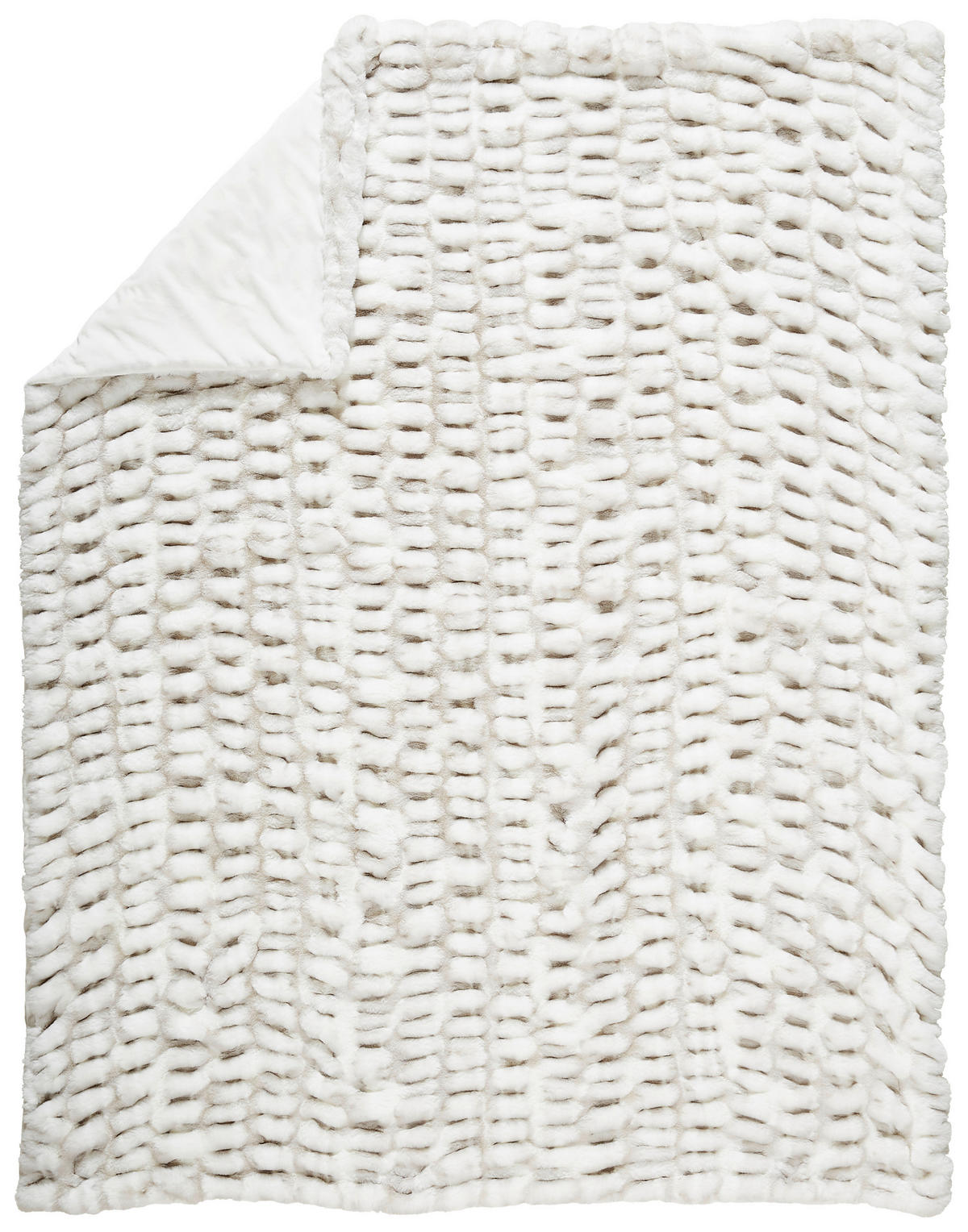 KRZNENA ODEJA 150/200 cm srebrne barve  - srebrne barve, Basics, tekstil (150/200cm) - Novel
