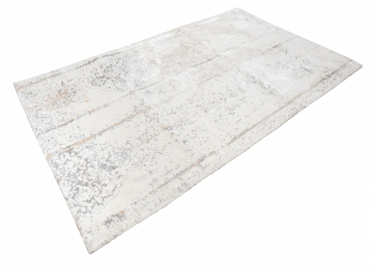 KOPALNIŠKA PREPROGA BEGUM  naravne barve, srebrne barve, bež 60/100 cm  - srebrne barve/naravne barve, Konvencionalno, tekstil (60/100cm) - Esposa