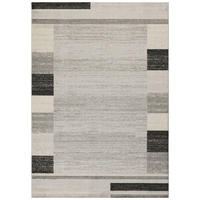 WEBTEPPICH  Wohnzimmer 60/110 cm Grau, Weiß  - Weiß/Grau, Design, Textil (60/110cm) - Novel