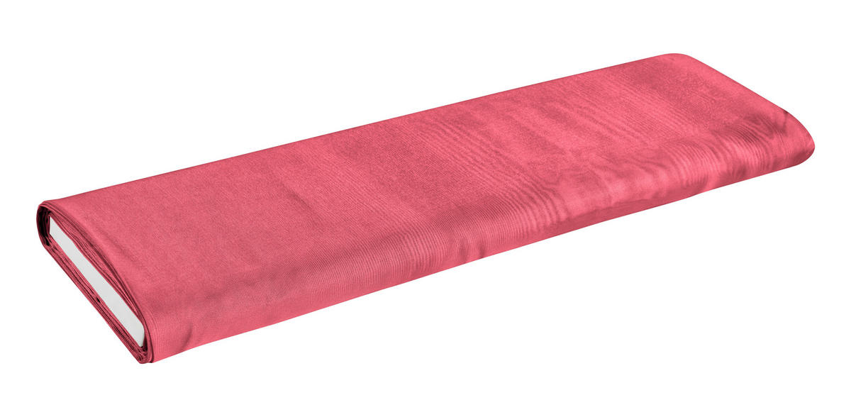 DEKOSTOFF per lfm transparent  - Rot, Basics, Textil (145cm) - Esposa