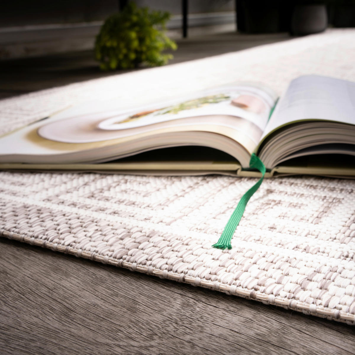 FLACHWEBETEPPICH 200/290 cm My Tallinn  - Taupe, Design, Textil (200/290cm)
