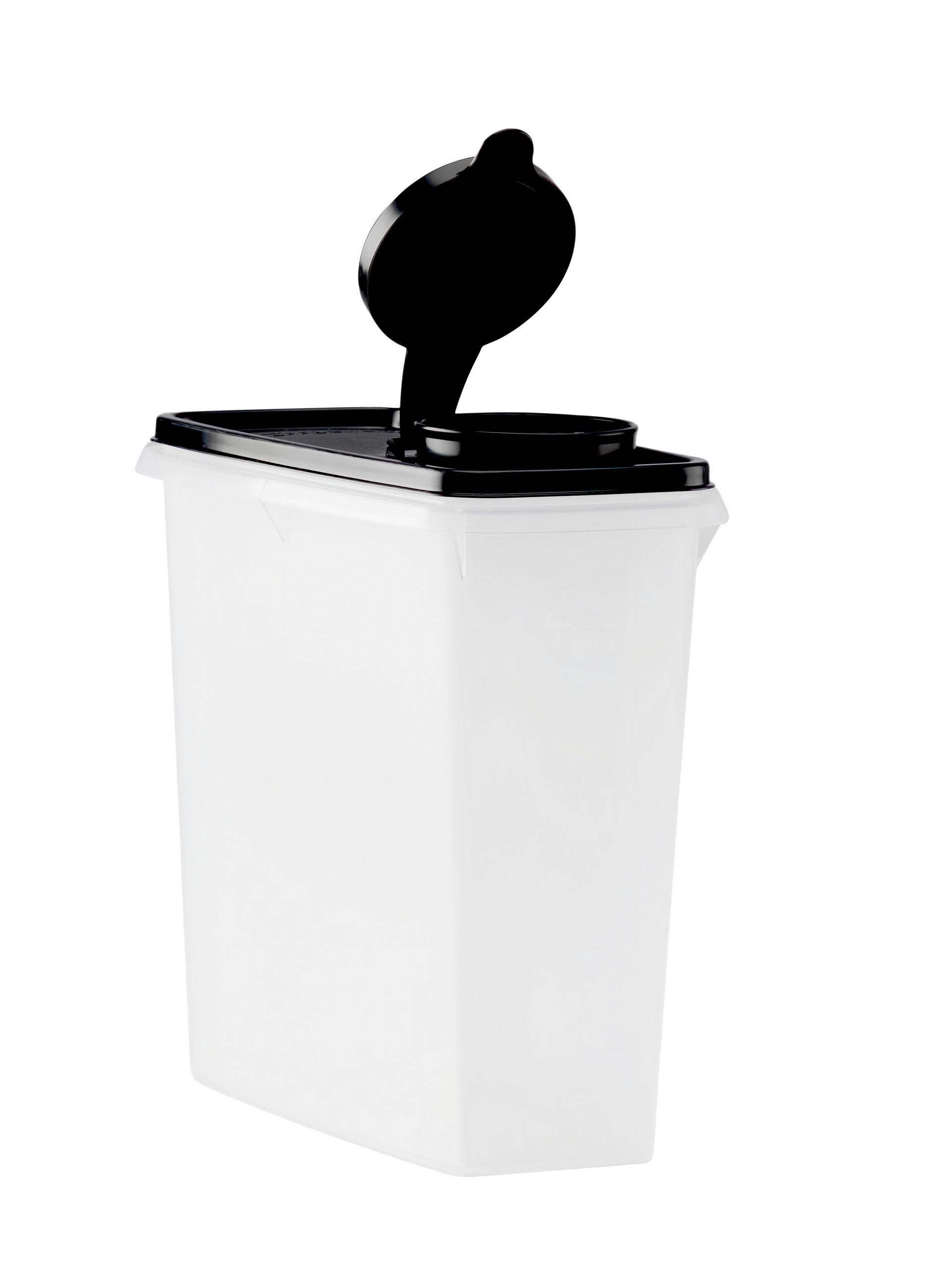 AUFBEWAHRUNGSDOSE 2,8 l  - Grauweiß/Schwarz, Basics, Kunststoff (2,8l) - Fackelmann