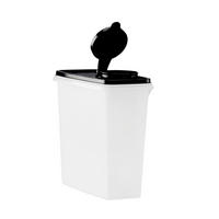 AUFBEWAHRUNGSDOSE 2,8 l  - Grauweiß/Schwarz, Basics, Kunststoff (2,8l) - Fackelmann