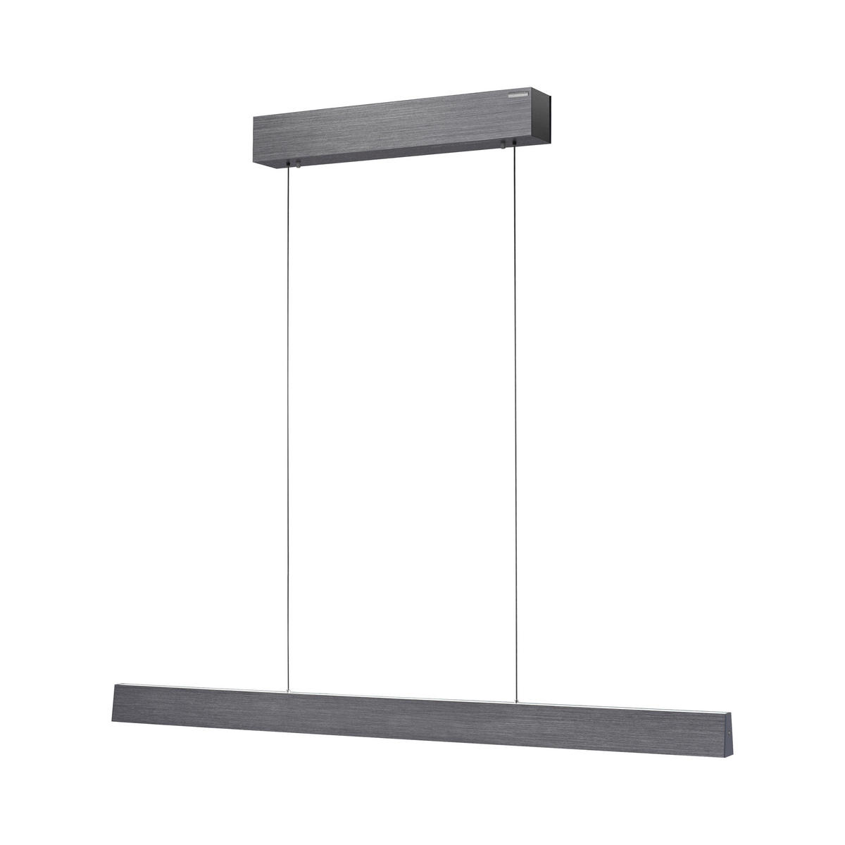 LED-PENDELLEUCHTE 120/8,2/240 cm  - Grau, Design, Kunststoff/Metall (120/8,2/240cm) - Neuhaus PURE