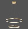 LED-HÄNGELEUCHTE Circle  - Goldfarben, Design, Metall (50/50/120cm)