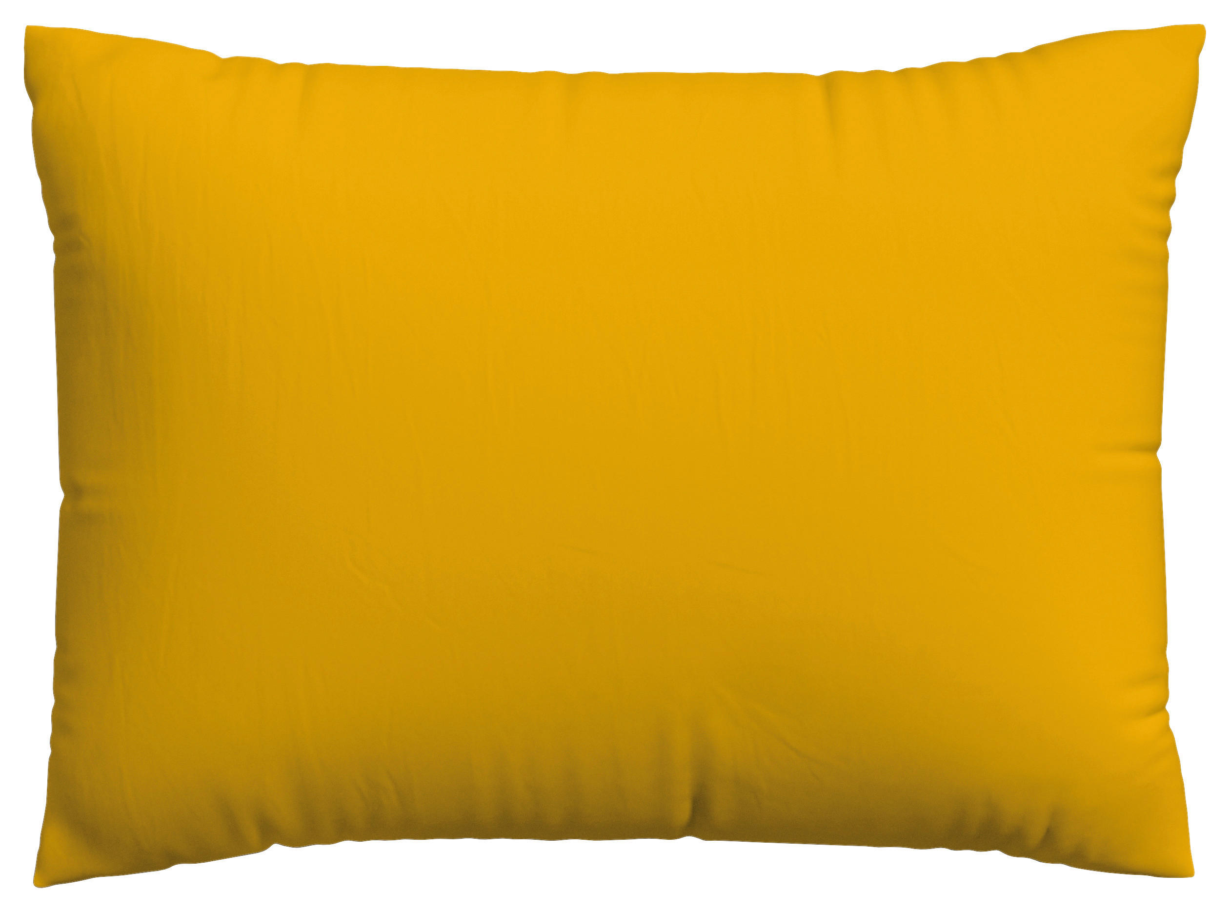 KOPFPOLSTERBEZUG KNITTED JERSEY 60/80 cm  - Currygelb, Basics, Textil (60/80cm) - Schlafgut