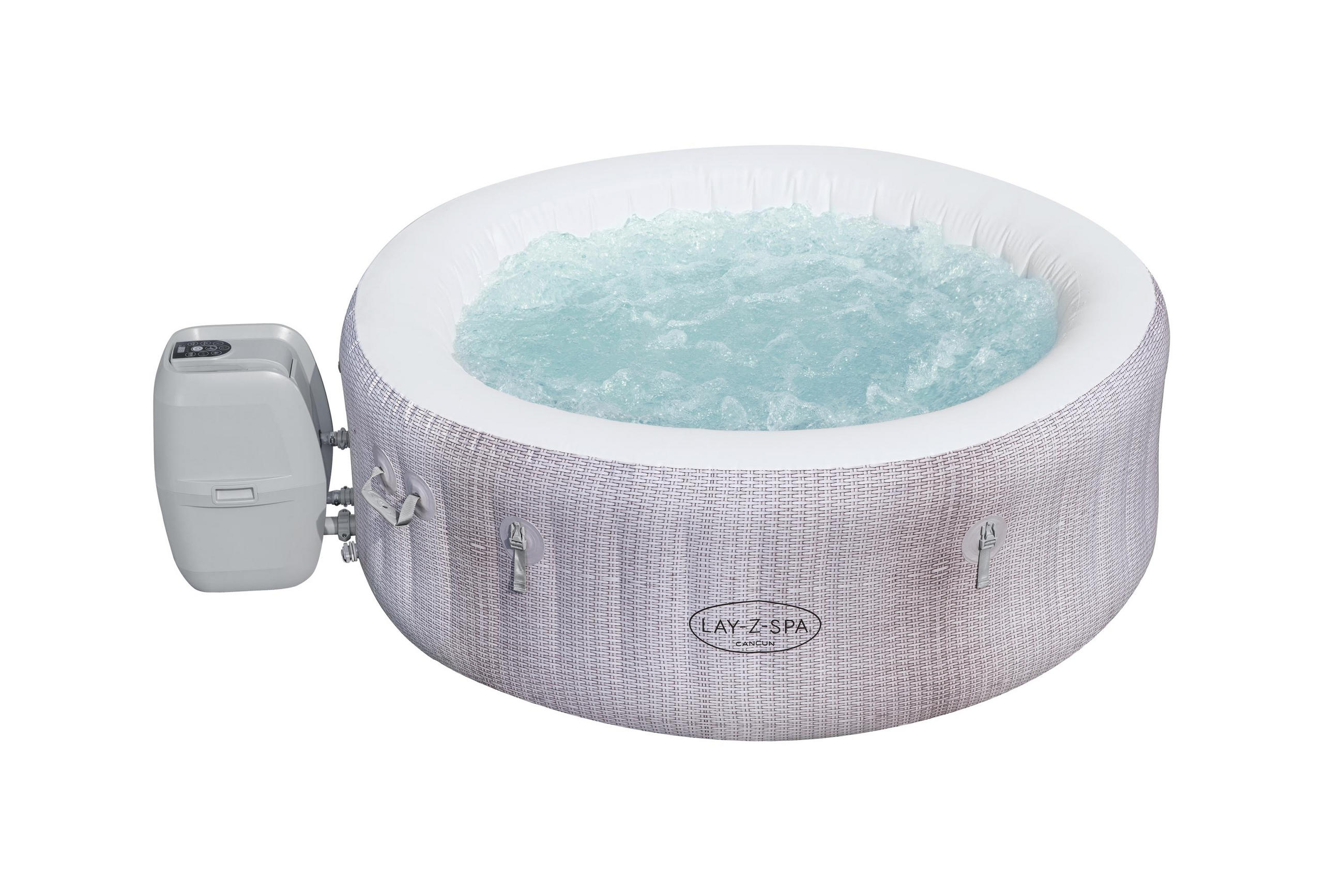 WHIRLPOOL LAY-SPA CANCUN 60003 - Grau, Trend, Kunststoff/Metall (180/66cm) - Bestway