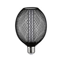 DEKO-LEUCHTMITTEL E27  4,2 W  - Schwarz, Basics, Metall (11,0/16,0cm) - Paulmann