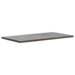TISCHPLATTE Eiche massiv Grau, Eichefarben  - Eichefarben/Grau, Design, Holz (170/90/6cm) - Waldwelt