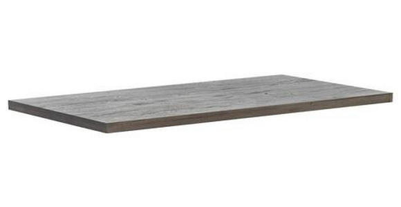 TISCHPLATTE Eiche massiv Grau, Eichefarben  - Eichefarben/Grau, Design, Holz (300/100/6cm) - Waldwelt