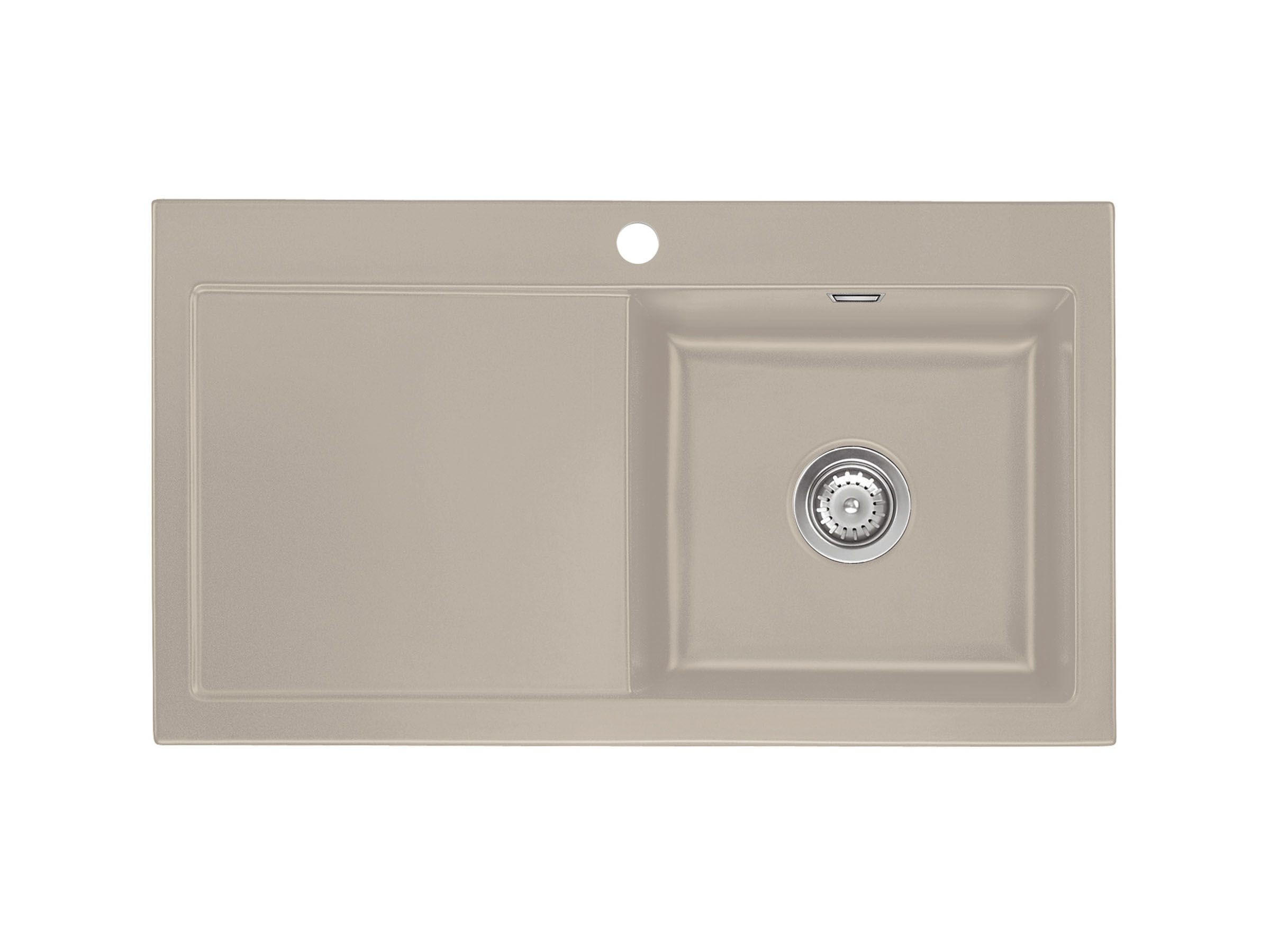 SPÜLE Mera 90 / 50740123  - Fango, Basics, Keramik (90/20/51cm) - Systemceram