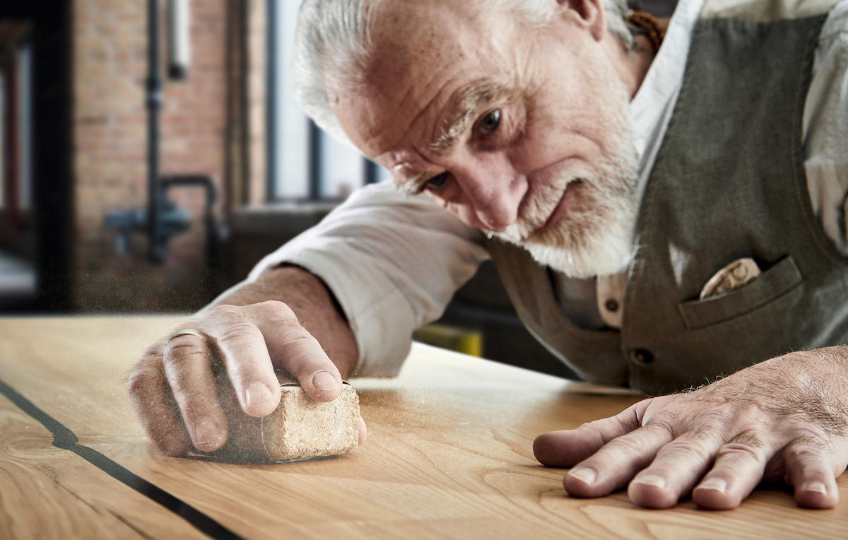 ESSTISCH in Holz, Metall 200/100/75 cm  - Eschefarben/Schwarz, LIFESTYLE, Holz/Metall (200/100/75cm) - Linea Natura