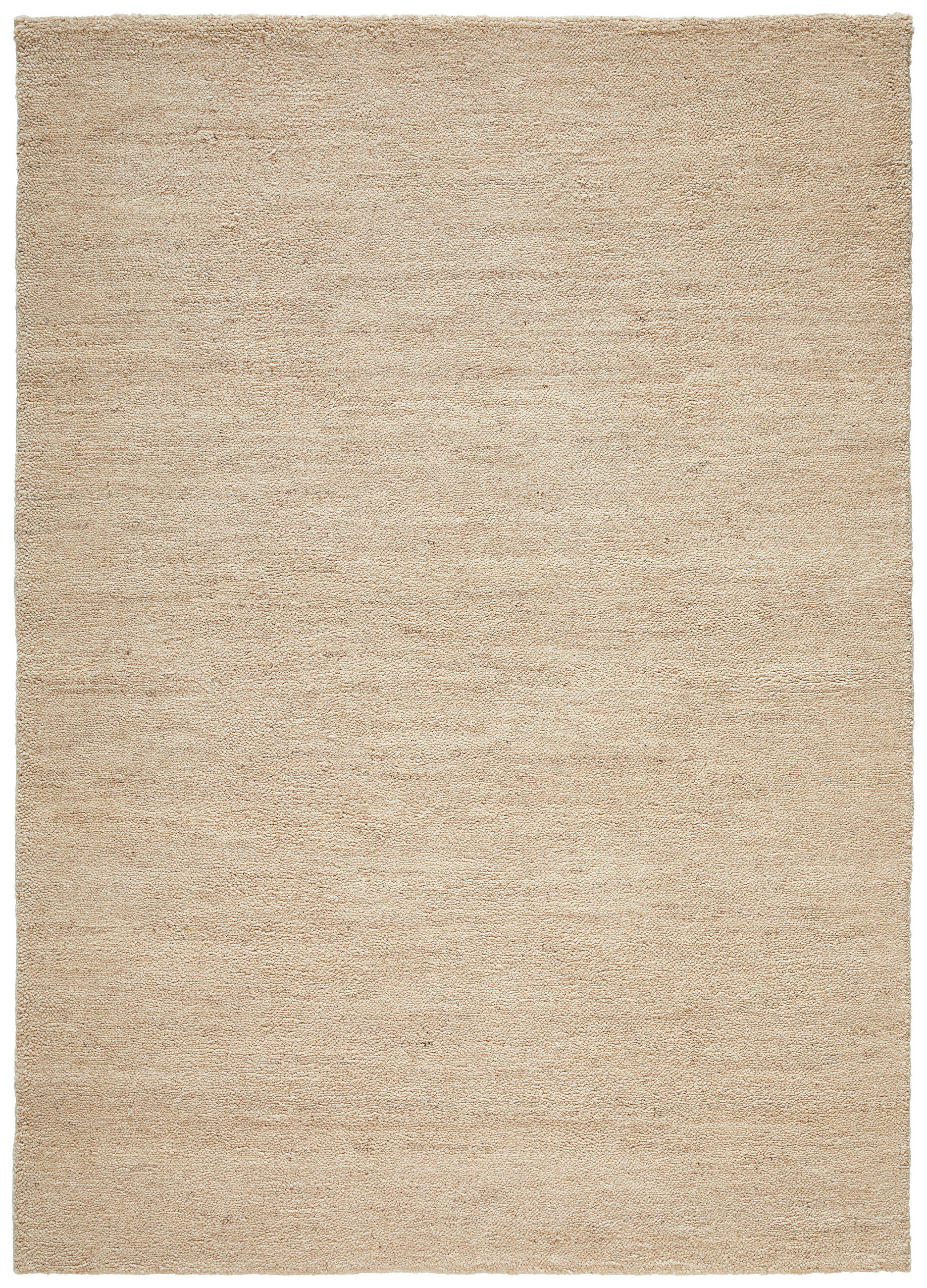 BERBERTEPPICH 70/140 cm Hellbraun rechteckig  - Hellbraun, Basics, Textil (70/140cm) - Linea Natura