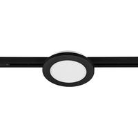 DECKENLEUCHTE  17,0/2,9 cm    - Schwarz, Basics, Kunststoff (17,0/2,9cm) - Trio Leuchten