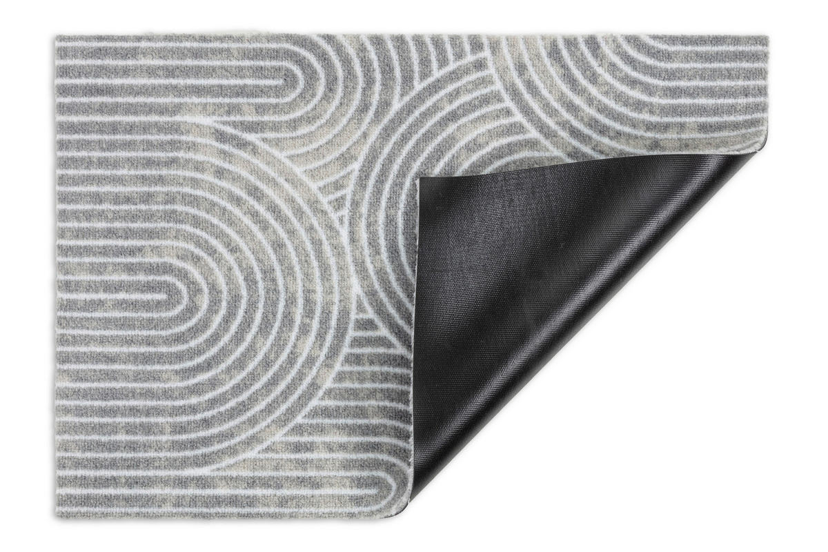 FUßMATTE  66/110 cm  Grau  - Grau, Basics, Kunststoff/Textil (66/110cm) - Astra