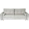 SCHLAFSOFA Cord Beige  - Beige/Schwarz, Design, Holz/Kunststoff (220/96/98cm) - MID.YOU
