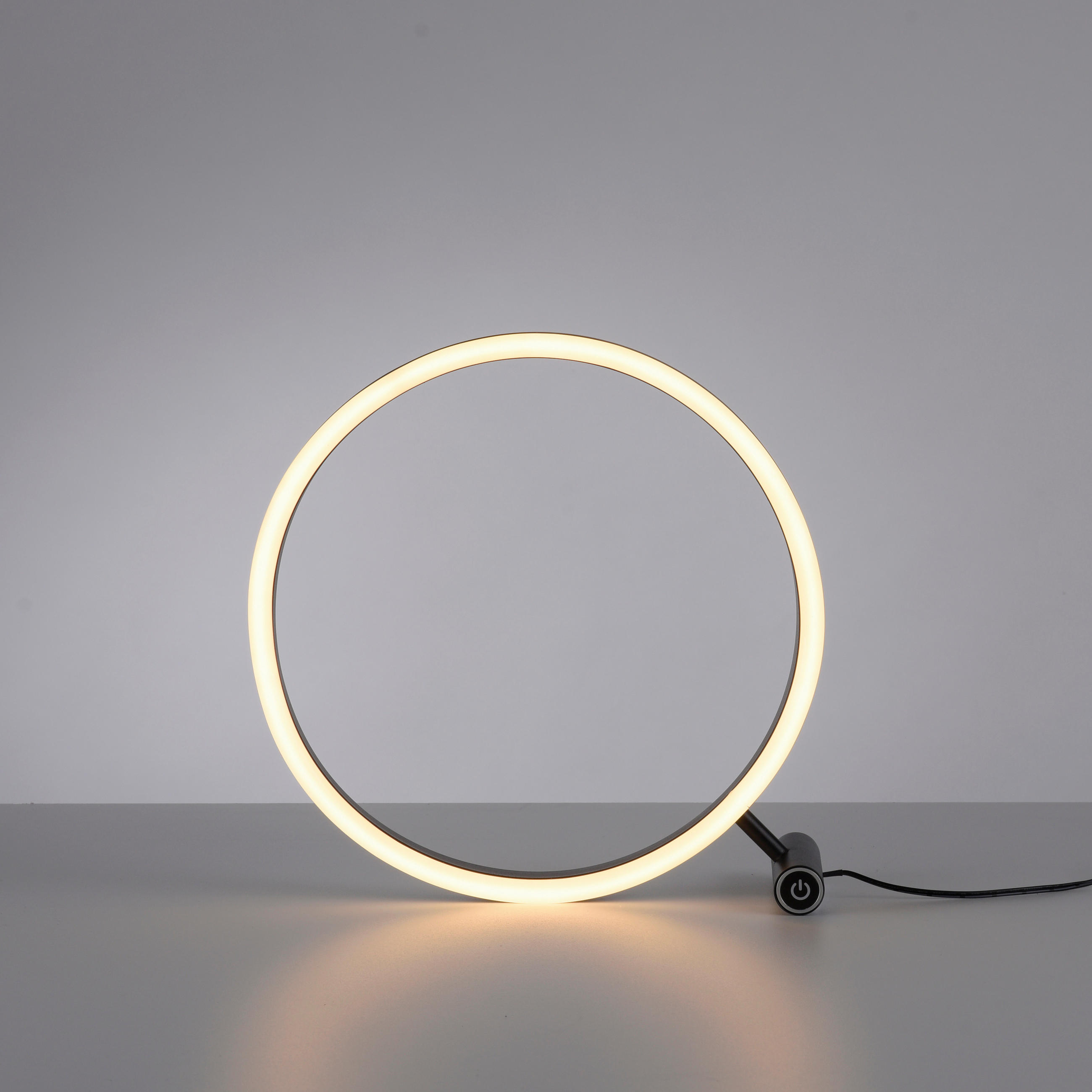STOLNÍ LED LAMPA, dotykový stmívač, 28,5/10/28 cm - antracitová, Trend, kov/plast (28,5/10/28cm)