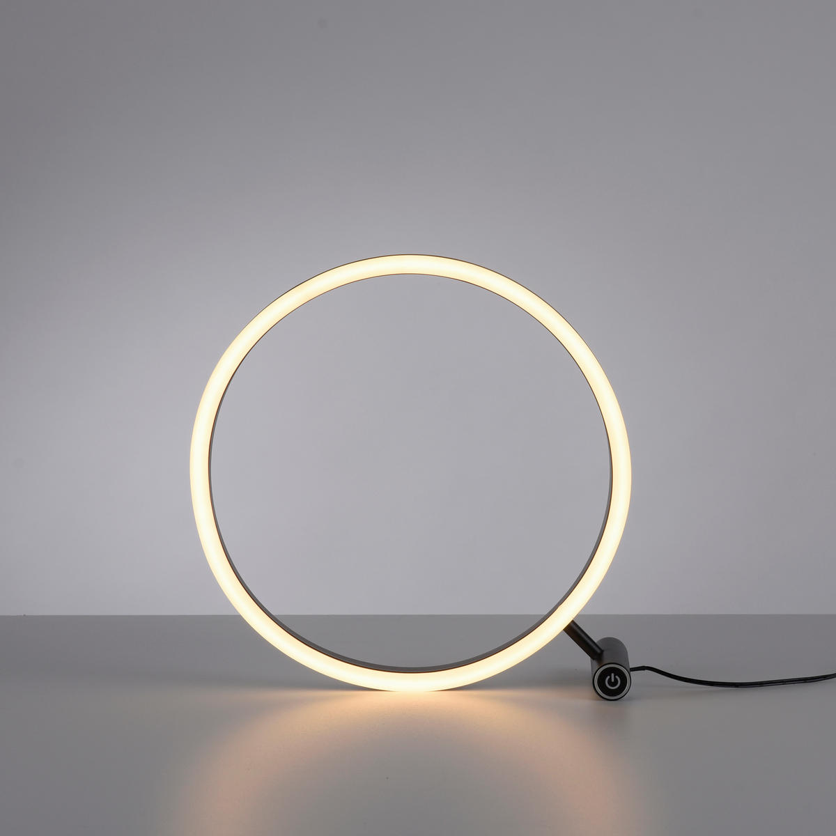 STOLNÍ LED LAMPA, dotykový stmívač, 28,5/10/28 cm - antracitová, Trend, kov/plast (28,5/10/28cm)