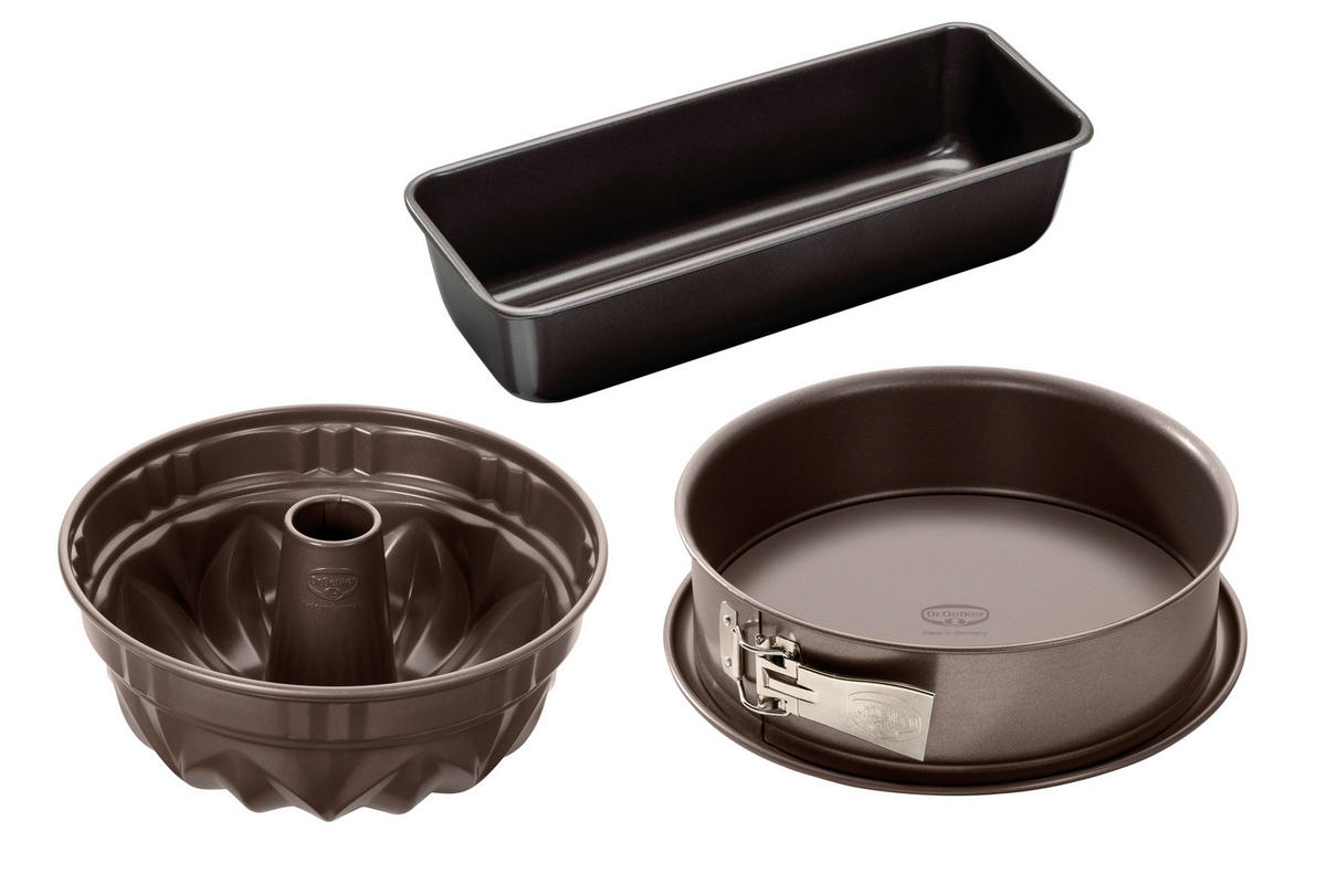 BACKFORMENSET - Schwarz, Basics, Metall - Dr.Oetker