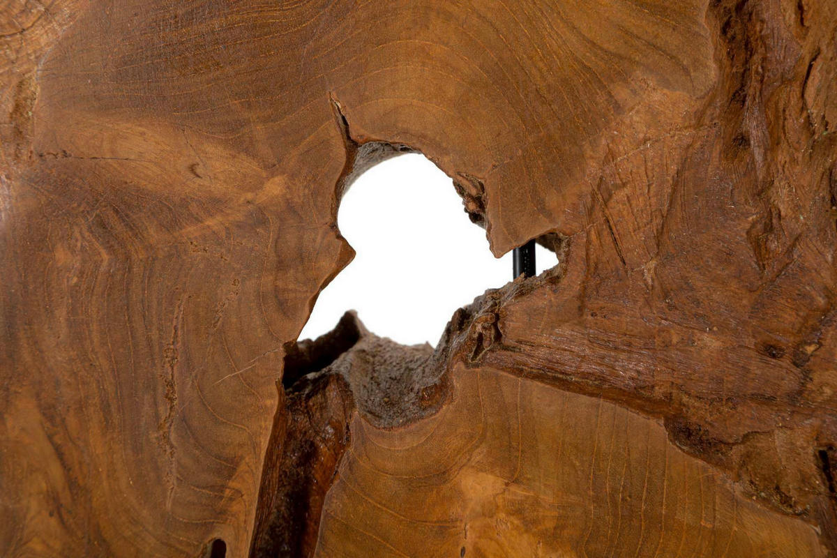 TISCHLEUCHTE   - Braun, Basics, Holz (35/69/35cm)