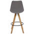 BARHOCKER in Eichefarben, Hellgrau - Eichefarben/Hellgrau, Design, Holz/Textil (49/113,5/56cm) - Carryhome BARHOCKER in Eichefarben, Hellgrau - Eichefarben/Hellgrau, Design, Holz/Textil (49/113,5/56cm) - Carryhome