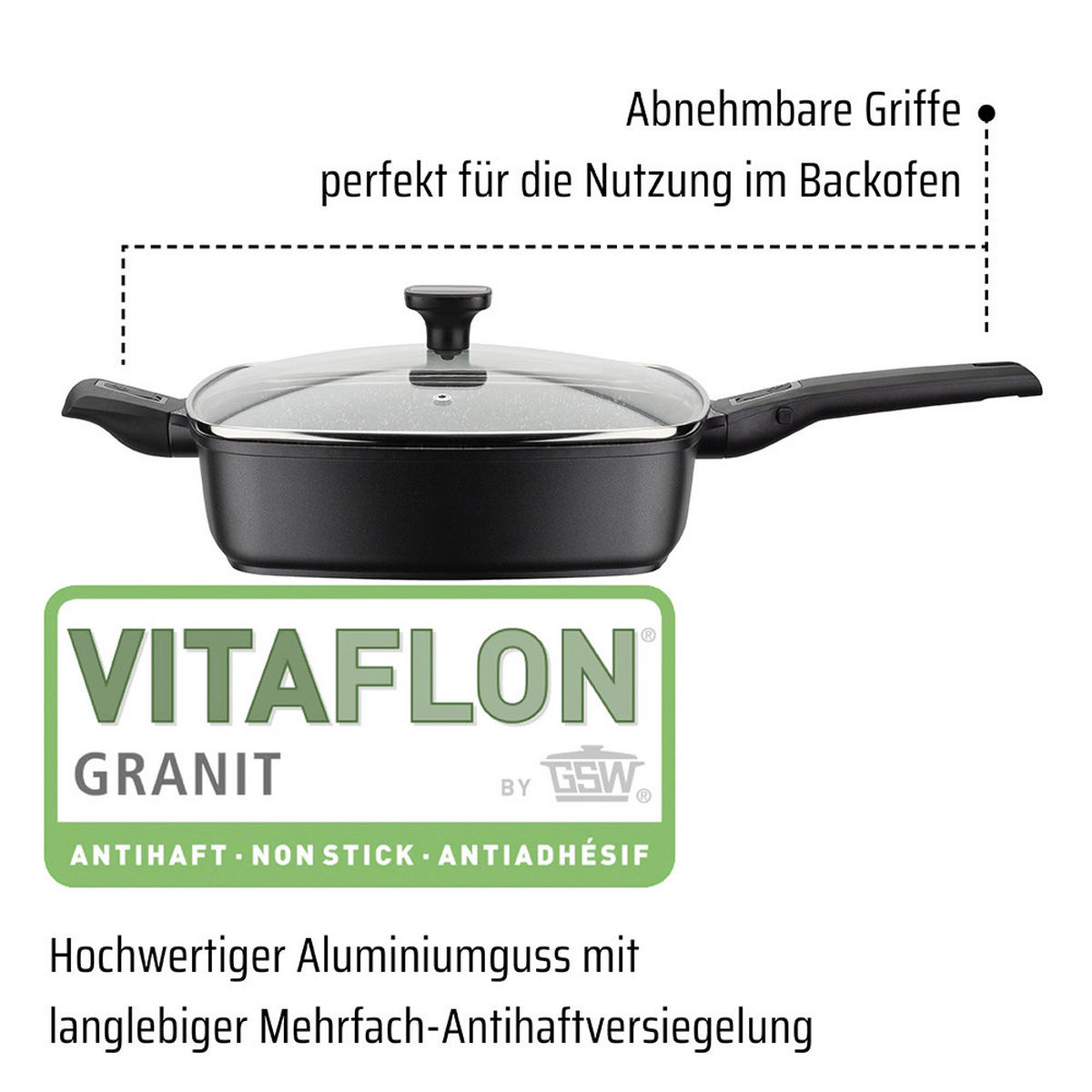 STEKPANNA    - svart, Basics, metall (28/7,5cm) - GSW