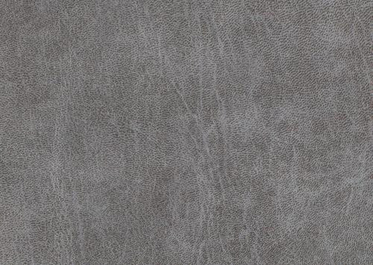 ECKSOFA in Lederlook Hellgrau  - Anthrazit/Hellgrau, Design, Textil/Metall (174/330cm) - Himolla