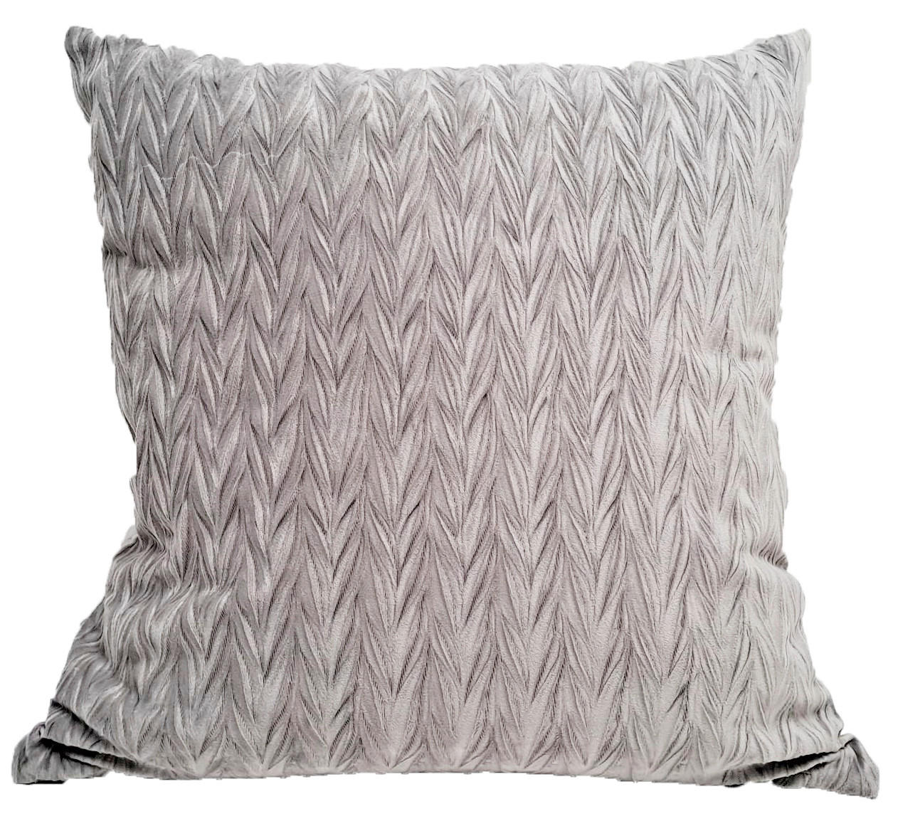 PÁRNAHUZAT  - ezüstszínű, Basics, textil (45/45cm)