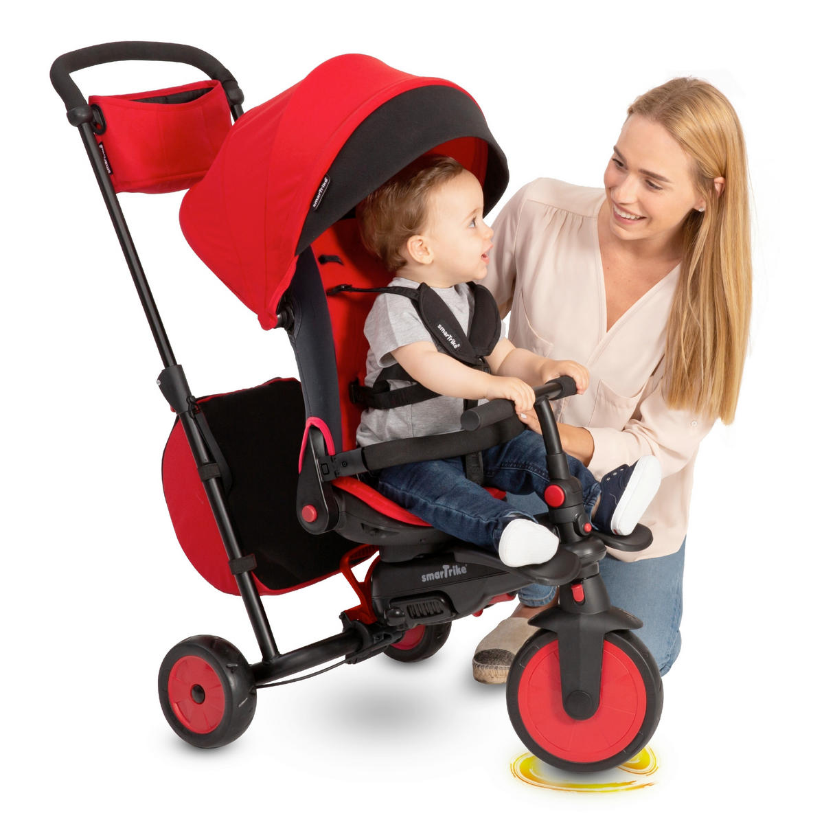 DREIRAD - Rot, Basics, Metall (48/96/102cm)